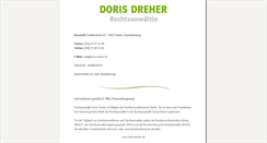 Desktop Screenshot of doris-dreher.de
